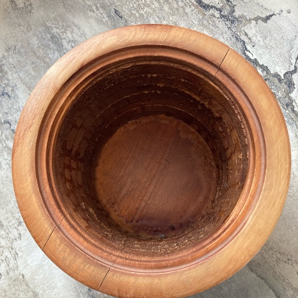 Vintage Wooden Baribeau Ice Bucket - Picture 8 of 11